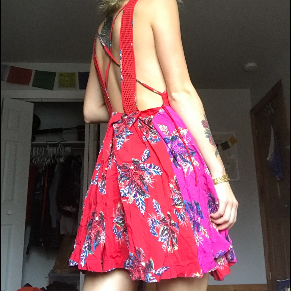 Free People red summer dress